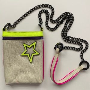Betsy Johnson Neon Star Crossbody Bag